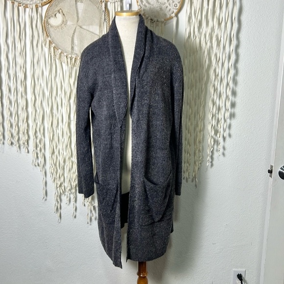 Barefoot Dreams CozyChicLite Dark Heather Gray Style #429 size 2 (2X) - Picture 1 of 11